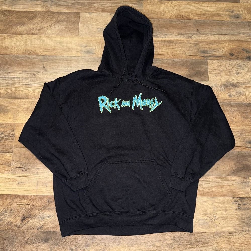 Rick And Morty Adult Swim Black Hoodie